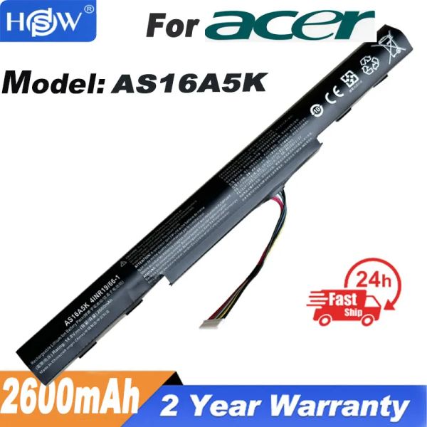 Piller AS16A5K AS16A7K ACER ASPIRE E15 E5475G 523G 575G 774G E5575 E55759QB 575T 774 Serisi