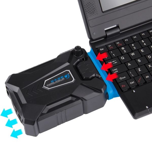 Gadgets ICE Troll III Laptop Notebook Pad Pad Pad Mudo Extração de Ar Radador Turbo de Turbo de Régua com Cabo USB