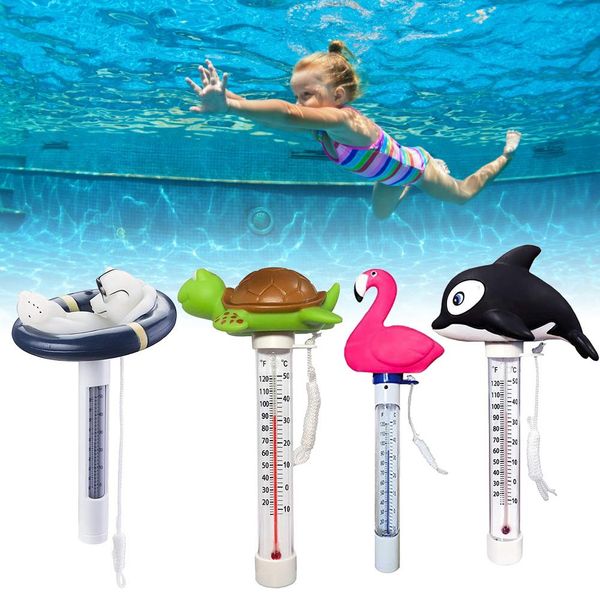 Terometro Digital Floating Pool Thermometer für alle Innenpools im Freien in Spas/Whirlpools schwimmende Meteo -Station