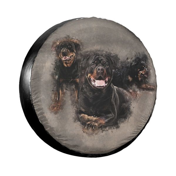 Cool Rottweiler цифровой запасной колесный чехол для шин мешочек для сузуки Ротти Ротти Любовь Аксессуары 14 