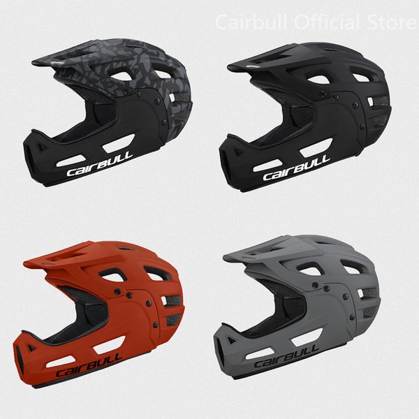 Cairbull Full Face Bicycl kask Yetişkin Tepe Off-road Tüm Dağ MTB Bike Gözlük ile 54-61cm CE CAPACETE CICLISMO