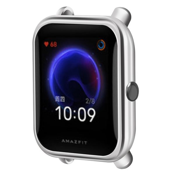 Крышка защиты TPU для защиты TPU для Huami AmaMfit Bip S U Pro SmartWatch Case Edge Frame Soft Shell для Xiaomi AmaMfit GTS 2 Mini