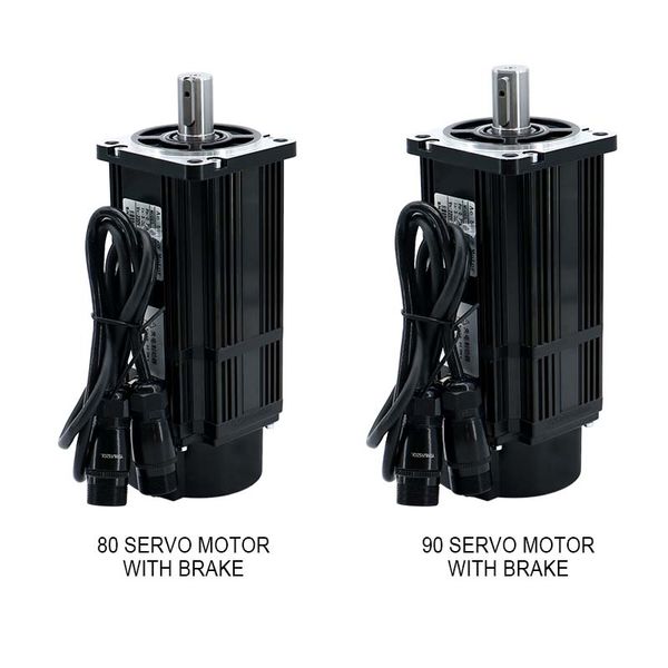 750W 2.4NM 80ST-M02430/90ST-M02430 AC 220V 3000RPM SERVO MOTOR + SERVO Sürücü A1-SVD15 + 3/5/8m Motor Kablo Kodlayıcı Kablosu CNC için