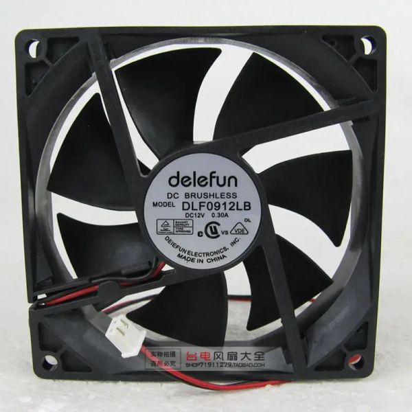 Resfriamento novo original 9025 9cm Bola dupla 12V Case silencioso ventilador DLF0912LB