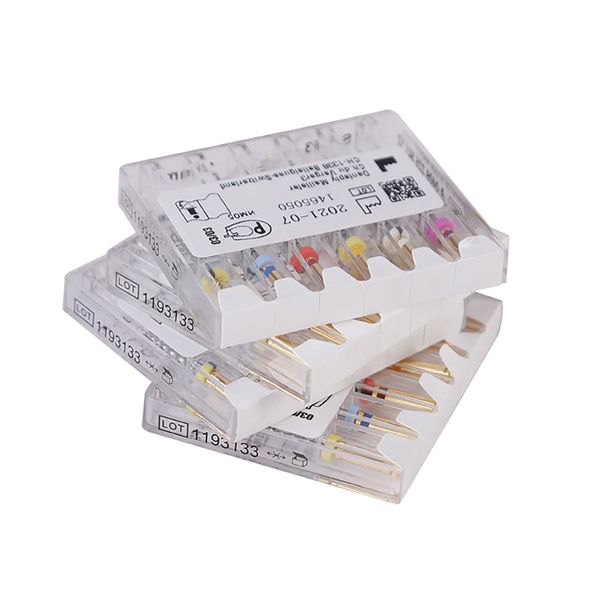 6pcs/box file di radice del canale endo Niti Super Rotary Motore Utilizzo di strumenti di odontoiatria endodontica attivata