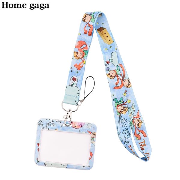 DB628 The Little Prince and the Fox Neck Lanyards Lanyards Holder ID Card Passport Sconde Hanging Rope Gifts Laganne