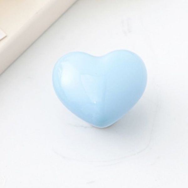 1pcs Heart /Round Aboved Ceramic Calcint Armabiet Closed Crezer maneggi per bambini Cassetti del guardaroba maniglie manopole