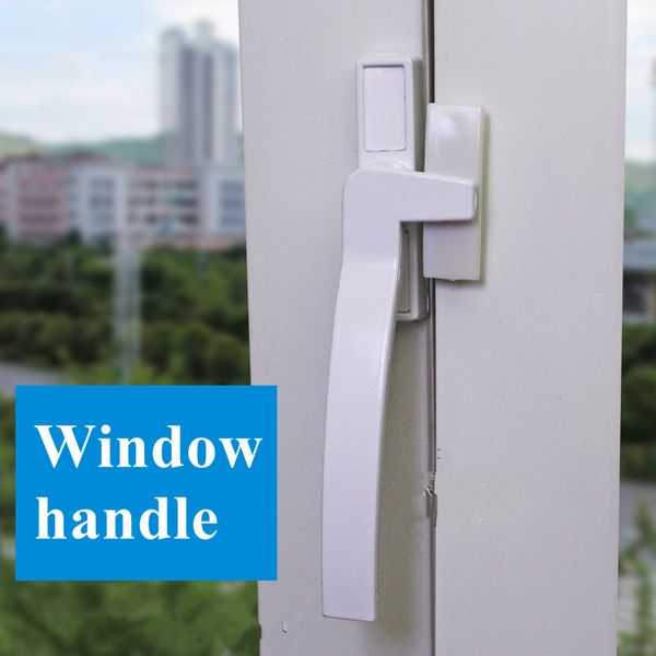 Aluminiumlegierung Casement Fenster Griff verriegelt Plastikstahl Stahl geöffnetes Türfenster Schloss Schnalle Ersatzteile Fenster Stopper