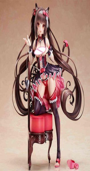 Nekopara chocola pvc ação figura anime figura modelo japonês brinquedos alfamax coleta de vestido de vestido de boneca para adult t2208196962491