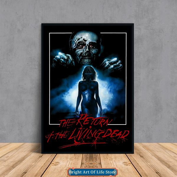 The Return of the Living Dead (1985) Filme Poster Star Photo Photo Print Apartment Decoração de casa Pintura de parede (sem moldura)