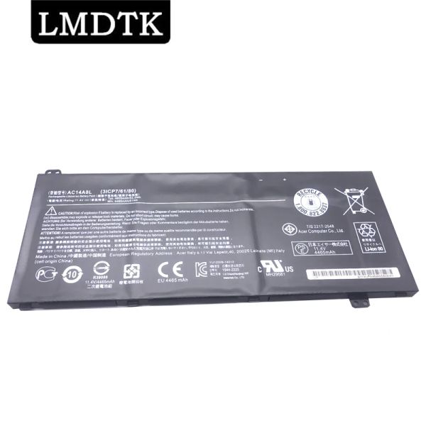 Batterie LMDTK Nuova batteria per laptop AC14A8L per Acer Aspire VN7571 571G 591 591G 791G V15 Nitro MS2391 KT.0030G.001 11.4V 4605MAH