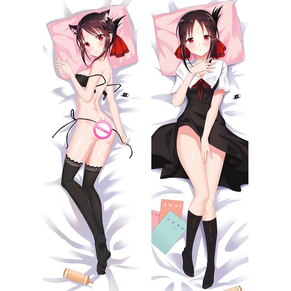 Anime A Fujiwara Chika Dakimakura umarmt Ganzkörperkissenbezüge 3D -Kissenbezüge