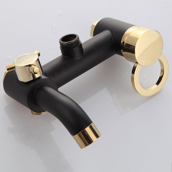 PAIN SQUASSA PAIN CALDO E COLD BAGNO DOCCHIA DOCCHIA SET SET SOLESTRO SISTEMA DEL BAGNA BAGNO NERO PAIN GOLD BLACO