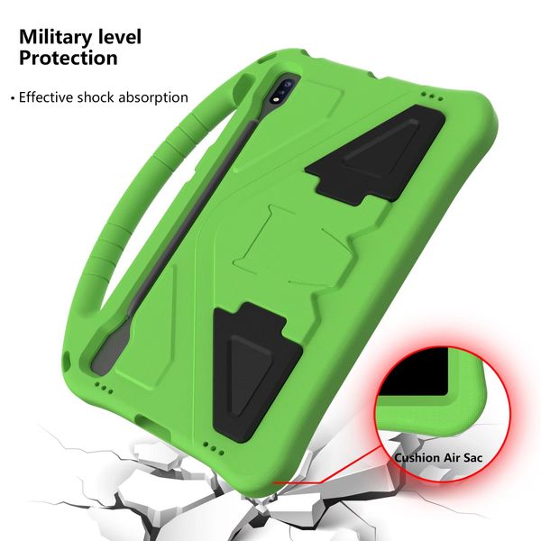 Kids Shockproof Eva Stand Case per Samsung Galaxy Tab S7 Fe S8 Plus SM-X800 A8 X200 A 8.0 2019 T295 A7 Lite T505 Cover tablet