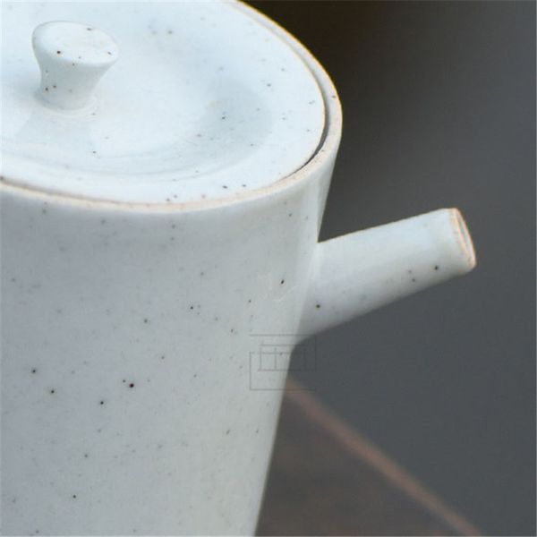 180 ml Nordic Style Grob grob Porzellan Teekannen handgefertigt japanischer Haushalts -Teakettle mit Sieben Getränke Geschenkverpackung