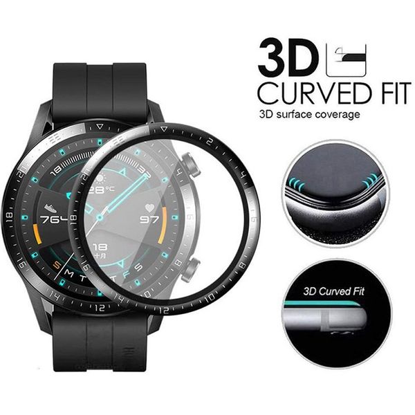 Glass temperato premium 9H per Huawei Watch GT GT 2 46 mm Smartwatch Protector Film a prova di esplosione per accessori GT2 Pro