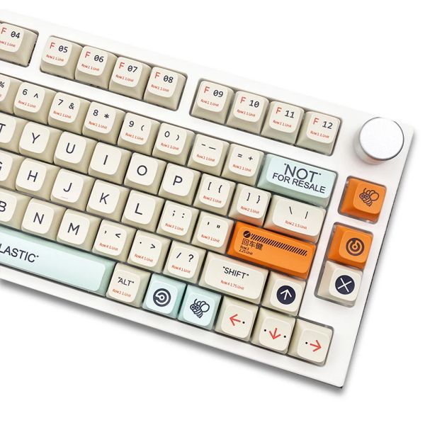 Tastiere keycap in stile plastica per gaming meccanico tastiera personalizzata materiale xda sublimazione pbt inglese russo 128/144 tappi chiavi