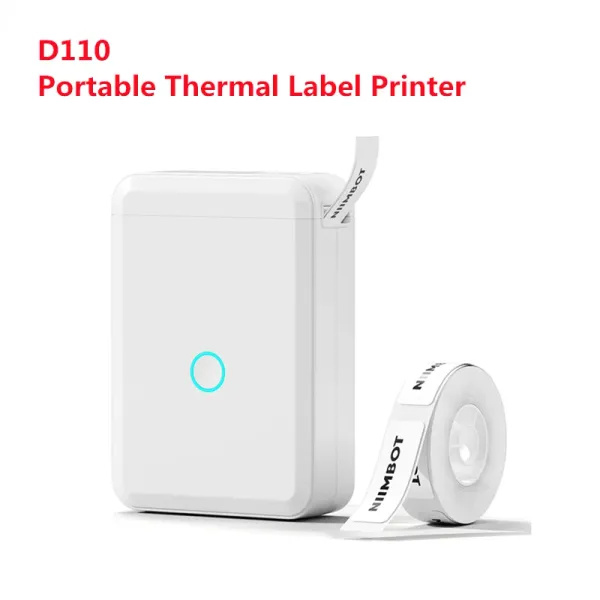 Принтеры Niimbot D110 Portable Wireless Bluetooth Printer/Hinerheld Thermal Label Mini Printer для малого бизнеса/офиса/дома/магазина