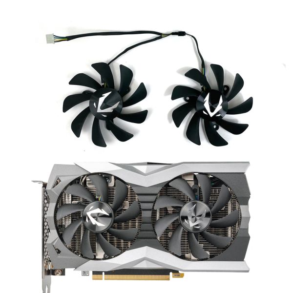 PADS NOVO 87MM CF9015H12S 12V 0.4A RTX2060 FAM DE CARTA DE GRAPHICS PARA ZOTAC GAMING RTX 2060 AMP VIDE VIDE FAIS DE RELO