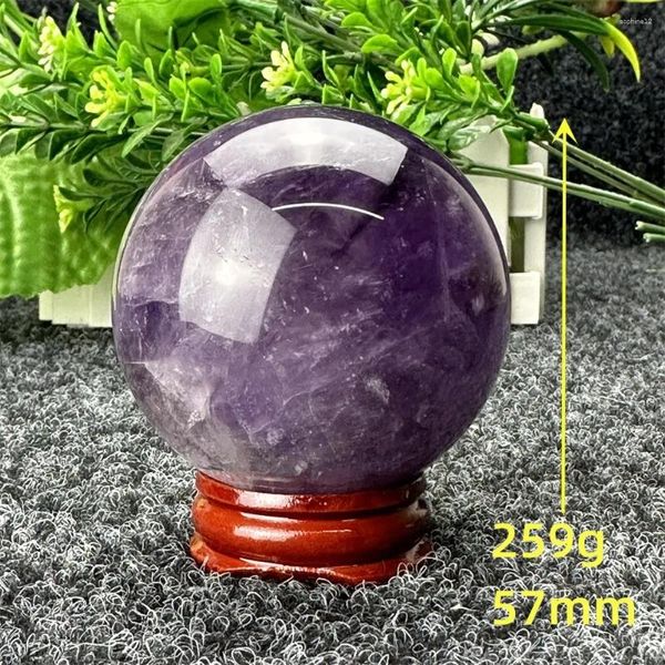 Figurine decorative in pietra naturale Sfera rotonda sfera ametista massaggio lucido ceramica reiki witchcraft meditazione energia spirituale