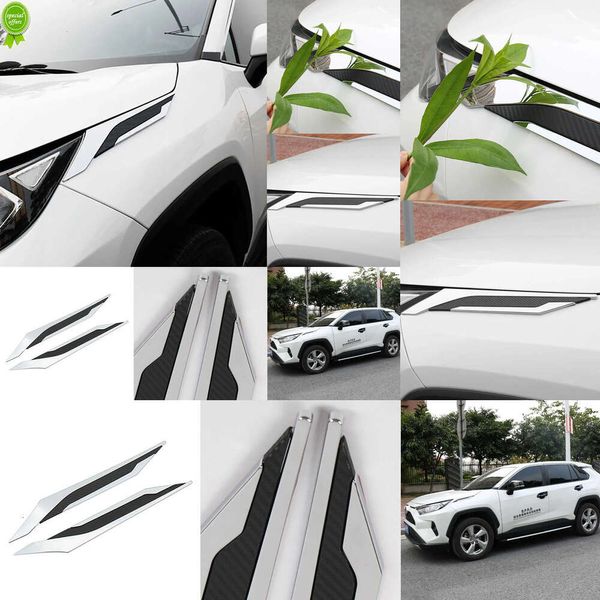 New Leaf Board Decoration On Shark Gills Trim Stickers para Toyota RAV4 2019 2020 2021 XA50 Carro de carro Decore acessórios