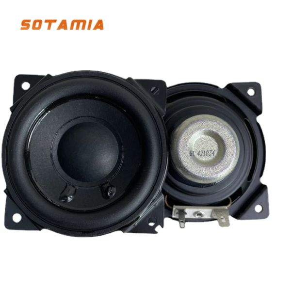 Alto -falantes Sotamia 2pcs 2,75 polegadas de frequência completa Spaekers de áudio 4 ohm 15w Speaker magnético de neodímio HiFi Home Music Loudspeaker