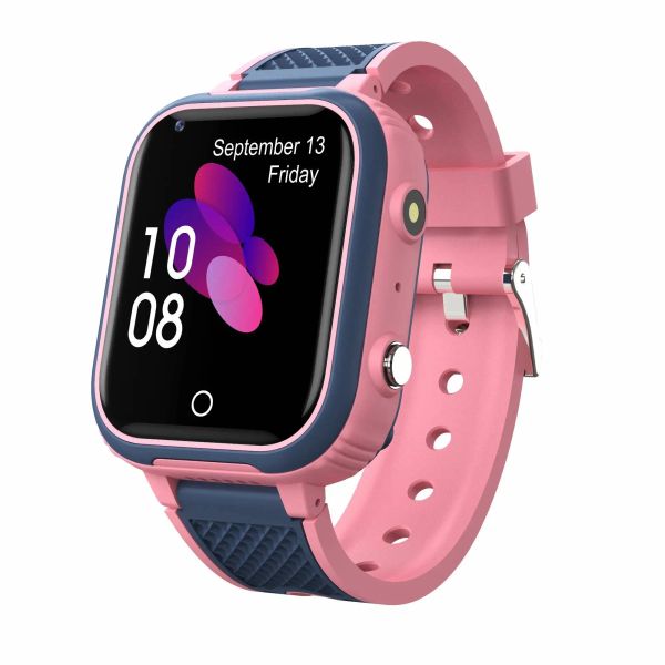 RESPOSTA 4G KIRS SMART SMINT RELISÃO LBS GPS WiFi LBS Localização Vídeo Chamado de câmera SOS Meninas meninas telefones Child Smartwatch Voice Chat Lt21