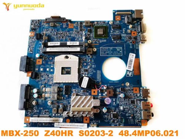 Motherboard Original für Sony Mbx250 Laptop Motherboard MBX250 Z40HR S02032 48,4 MP06.021 getestet gut kostenlos Versand