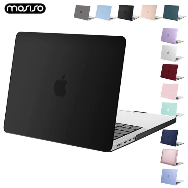 Casi Matte Hard Case 2022 M2 A2681 A2338 M1 A2337 A2442 A2485 per 2021 MacBook Air Pro 13 14 Accessori per laptop copertina da 16 pollici copertina