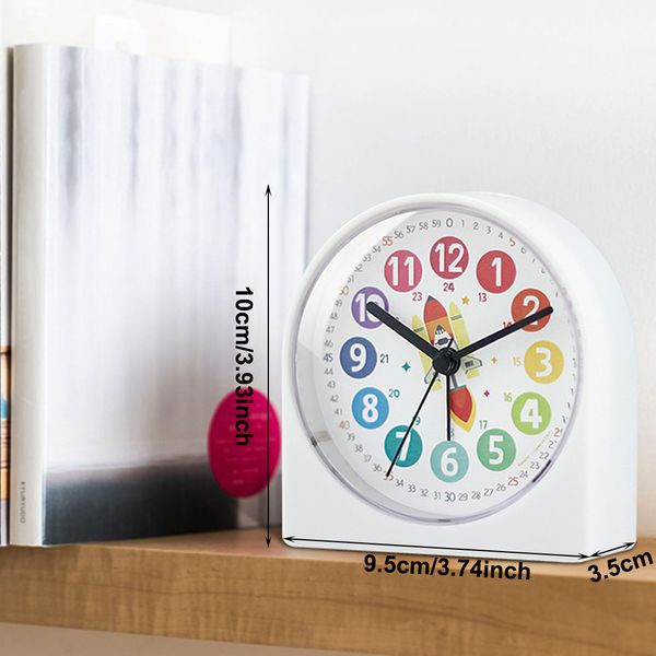 Детские будильники Mute Learning Creative Animal Clocks Clocks Подсветка