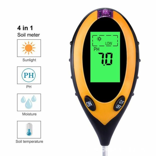 PH toprak test cihazı toprak nem monitörü güneş ışığı sıcaklık testçileri asitlik alkali test aracı bahçe bitkisi termometre higometre