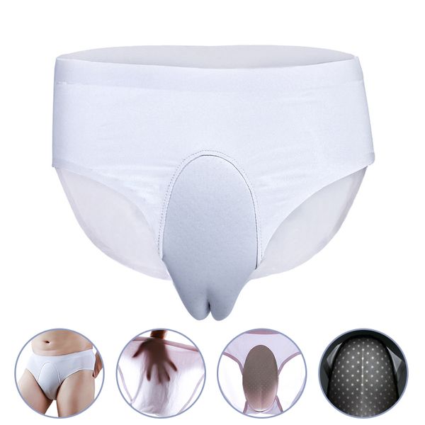 Sheer Camel Knickers Mutandine da uomo Le donne false mutande per vagina per la drag travera