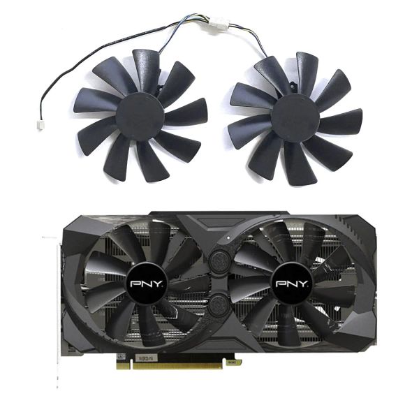 Almofadas para pny/51risc geForce RTX 3070 8GB URRING VIDE VIDENT FAM 100MM GFY10015H12SPA RTX3070 CARDE DE REFRIDADE DE REFRIDADE DE CARDE