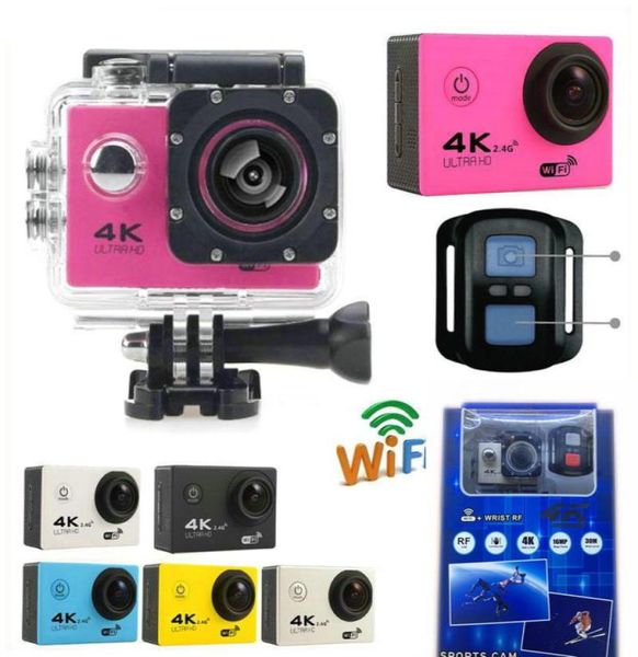 Camera da azione 4K più economica F60R WiFi 24G Video impermeabile con telecomando 16MP12MP 4K 30fps Registratore di immersione JBDN51465316