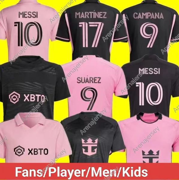 NEU 2023/24 Jungen Mädchen Inter -Fans Messis Edition Rugby Fußball Shirt Männer und Kinder Heimweg Spiele Fußballtrikots Kits Kurzarm Unifo