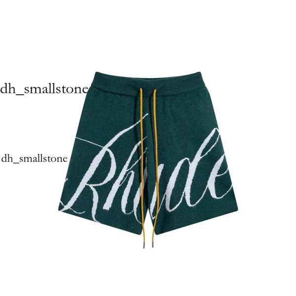 Calça masculina shorts rhude masculino designer curto verão moda seca de alta qualidade de alta qualidade