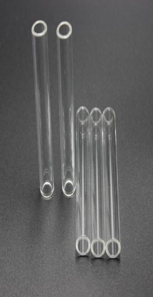 Accessori per fumare in vetro tubi di soffiaggio borosilicato 12 mm OD 8mm ID tubo di spesso