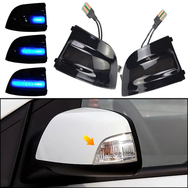 LED Dinâmica Signal Blinker Flowing Water Blinker Light Fishing para Ford Focus 2 Mk2 2004-2008 C-MAX 2007-2010