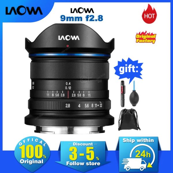 Accessori Venus Optics Laowa 9mm f/2.8 Lice fotocamera Zerod per Sony E/Hasselblad/Fuji/Canon/Nikon/Macro 4/3
