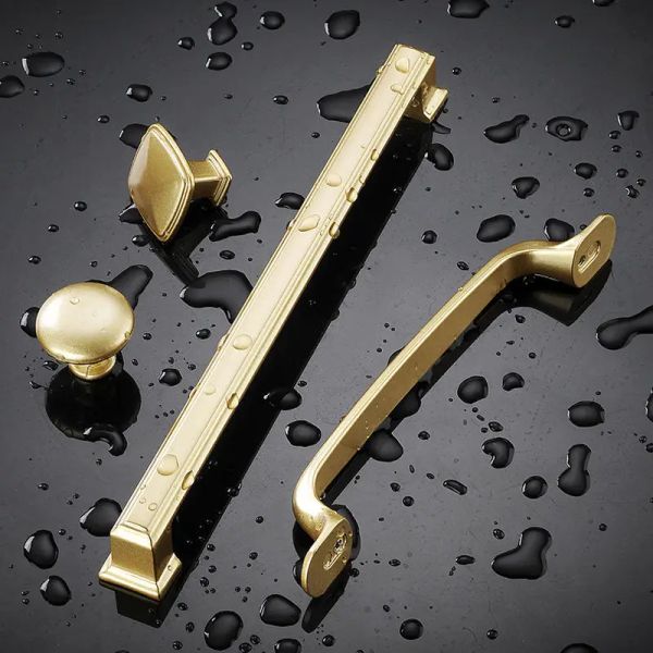 LMNY American American Letrey Golden Gabet Gaint Hands Cassetti manici per porte Accessori hardware da cucina Accessori