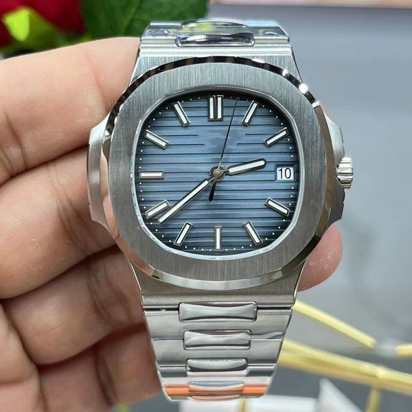 Mens Watch U1 Designer Watches Man 5711 Otomatik Saatler Yüksek Kaliteli Patek Su Geçirmez Safir Cam Aydınlık AAA Montre De Luxe AAA U1 PP'den Araçlar