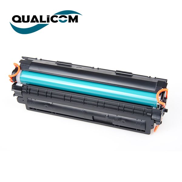 Qualicom CB436A 36A 436A HP LaserJet P1505 P1505N M1120 M1120N M1522NF M1522N için CHIP ile Uyumlu Toner Kartuşu