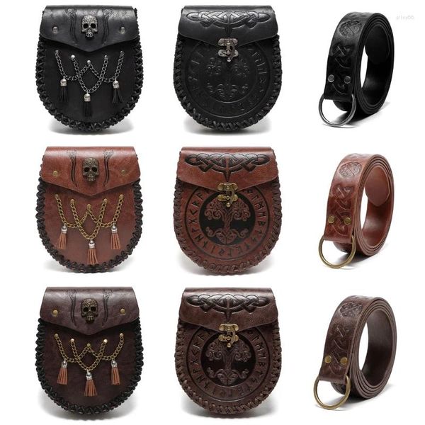 Cintos Bolsa de cinto medieval Larp Cosplays Fantaspume Coin Gurse Gifts Gifts