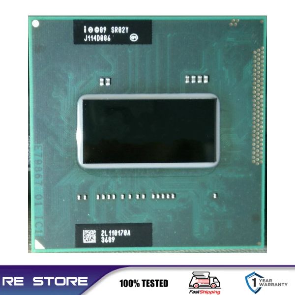 Motherboards verwendet Core i72630qm 2GHz 6 MB Socket G2 Mobile Laptop CPU Notebook -Prozessor i7 2630qm SR02Y