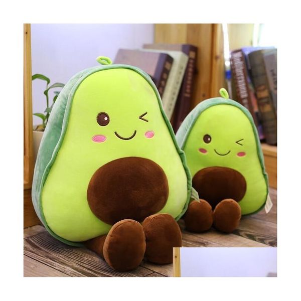 Animali di peluche imbottiti 30 cm Avocado Throw cuscino p giocattolo creativo cuscino di bambola di frutta per uomo e regali di compleanno femminile caduta consegna ot0xu