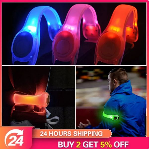 2024 Nacht Lauf Armband LED LIGE Outdoor Sports Sicherheitsgürtel Arm Bein Warnband Radsportkonzert Roller Skates Light