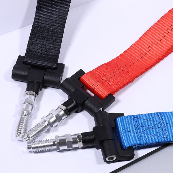 Racing Tow Strap trailer gancho car corda de cinto de gancho para BMW E36 E90 E91 European Car Drift Acessórios