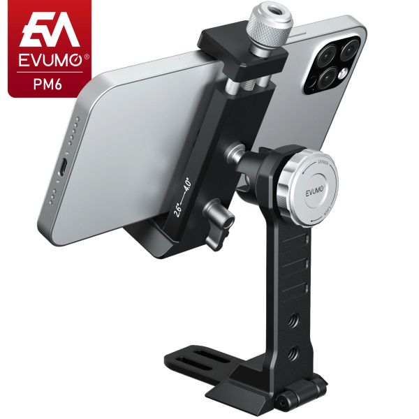 Monopods Telefonhalter Mini Stativ 360 ° Kaltschuhhalterung für Stativmonopod Arca Swiss Schnellfreisetzungsplatte Smartphone LED -Mikrofon