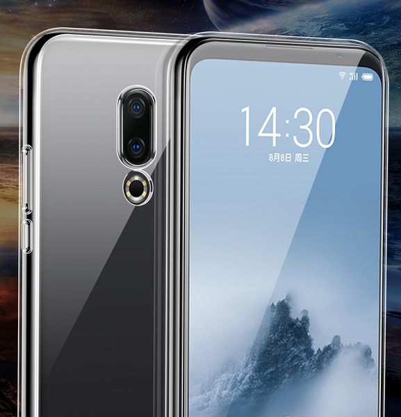 Ультратонкий случай TPU для Meizu 16 16x 16S 16x 16th Clear Silicone TPU Cover Cover для Meizu M5 M6 M8 M9 Примечание M6S M10 U10 x8