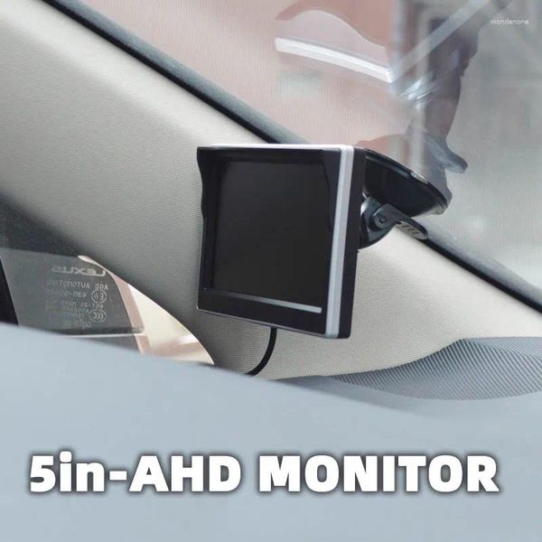 Ekran AHD/CVBS IPS Araç Monitörü LCD Araç 1080p/720p Yedekleme Ters Kamera CCTV Ev Güvenlik Gözetimi